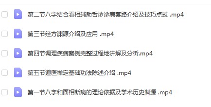 付刚 八字风水诊治疾病视频5集 百度云下载！-真传国学