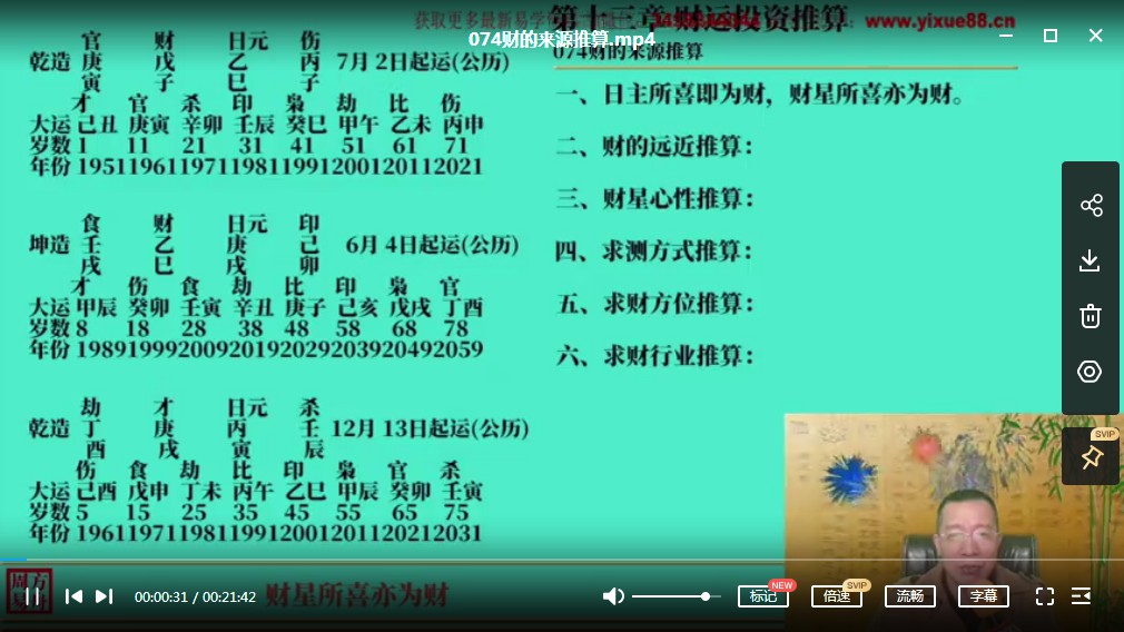 图片[4]-方舟周易八字课程105集视频 百度云下载！-真传国学