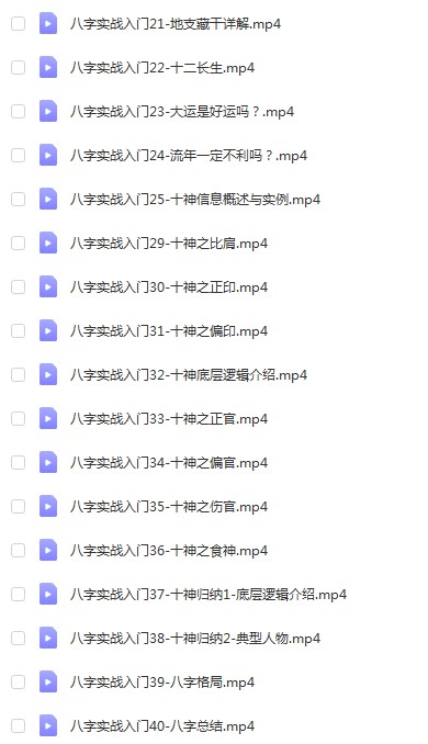 图片[2]-板哥八字入门到高级65集视频 百度云下载！-真传国学