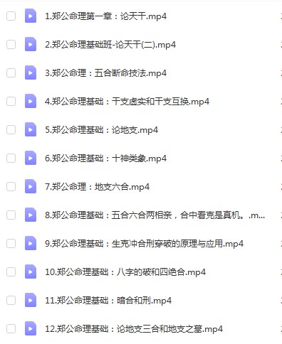 图片[5]-郑民生2018网络培训班 夸克网盘下载-真传国学