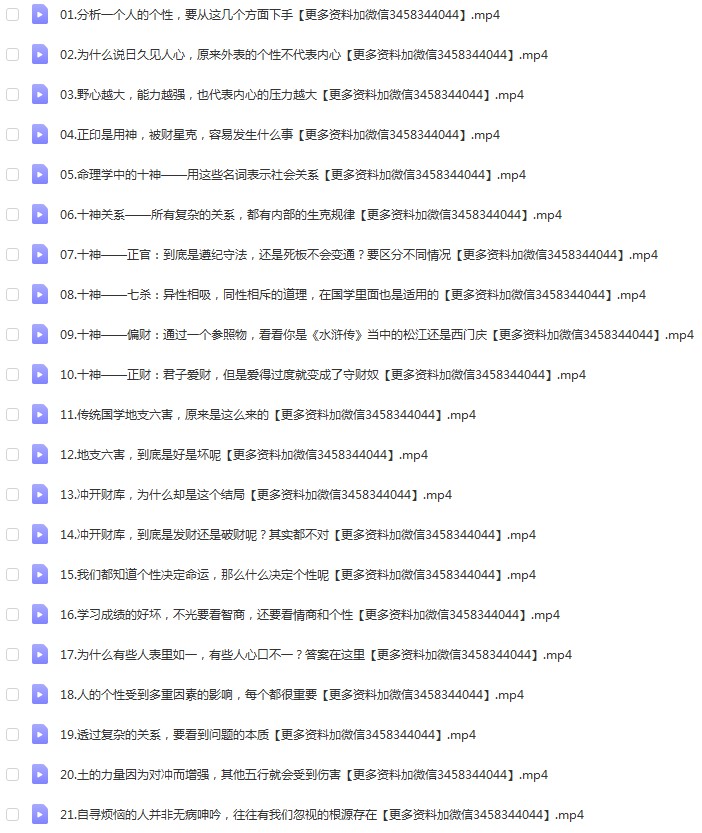 王炳森八字命理学基础知识点55集-真传国学