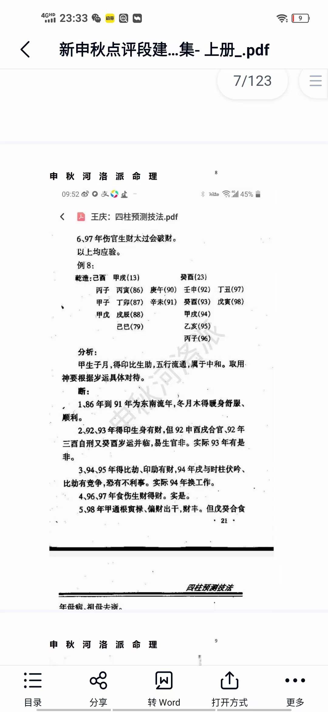 图片[4]-河洛派命理狂人之申秋点评段建业李涵辰王庆阿财惭愧学人杨清娟蔡昔琼等多位著名大师八字命理案例集 上册-真传国学