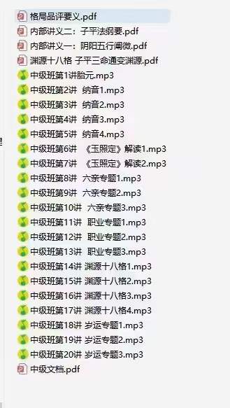 图片[6]-客舟堂子平命理初级录音文档+中级录音文档-真传国学