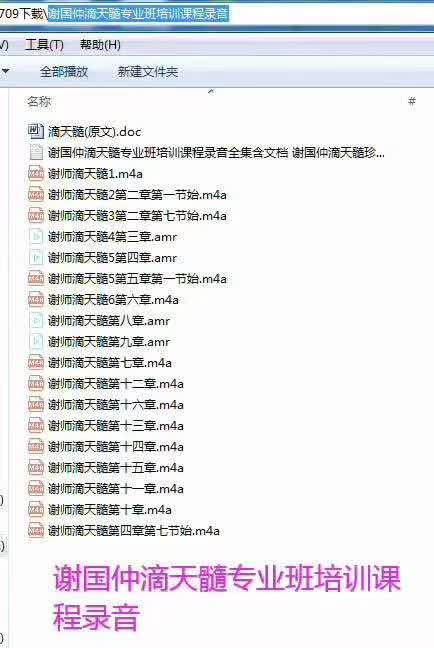 图片[2]-谢国仲滴天髓专业班培训课程录音-真传国学