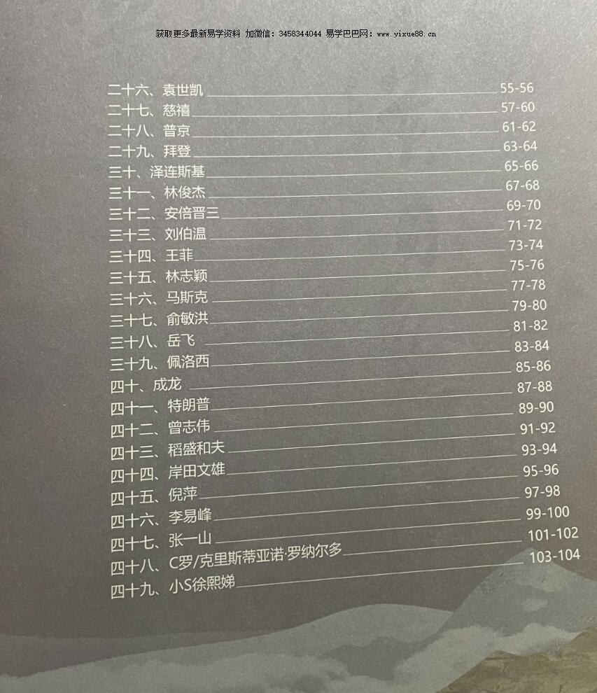 图片[3]-夏光明《49位名人八字案例》-真传国学