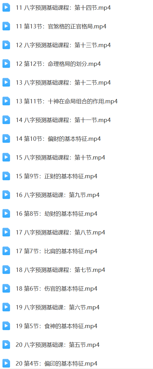 图片[4]-中华八卦魂 易学主任 八字预测 初级班24集+中级班24集 零基础入门到全面掌握八字预测-真传国学