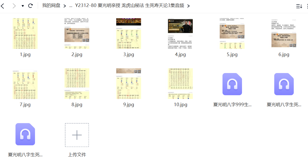 夏光明亲授 龙虎山秘法 生死寿夭论3集音频-真传国学