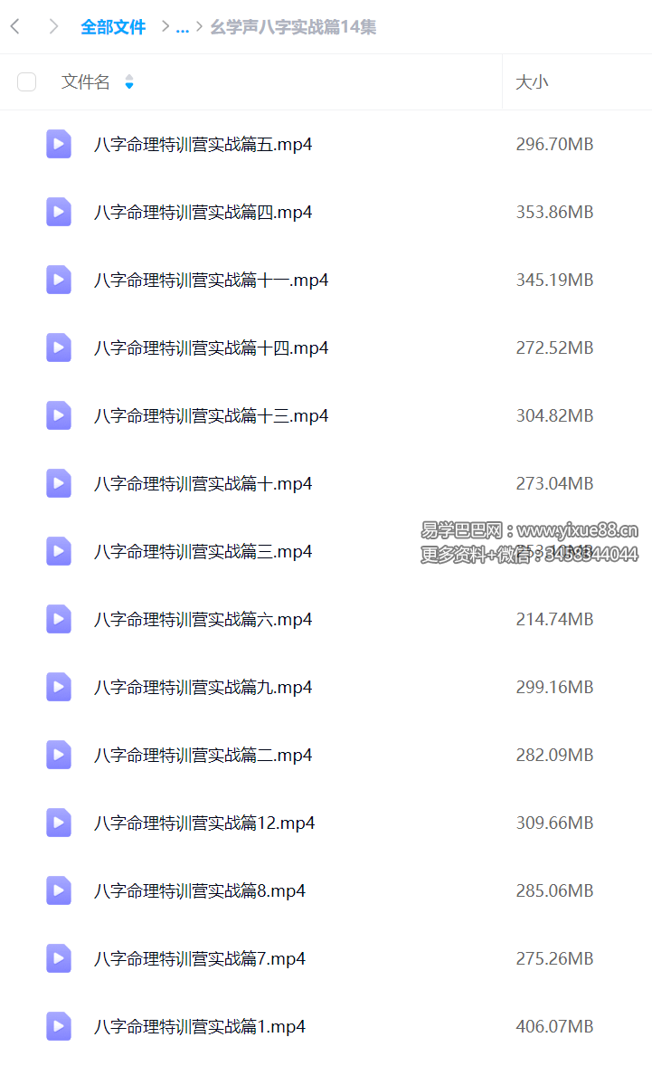 图片[4]-幺学声八字初级+中级+实战 合集-真传国学