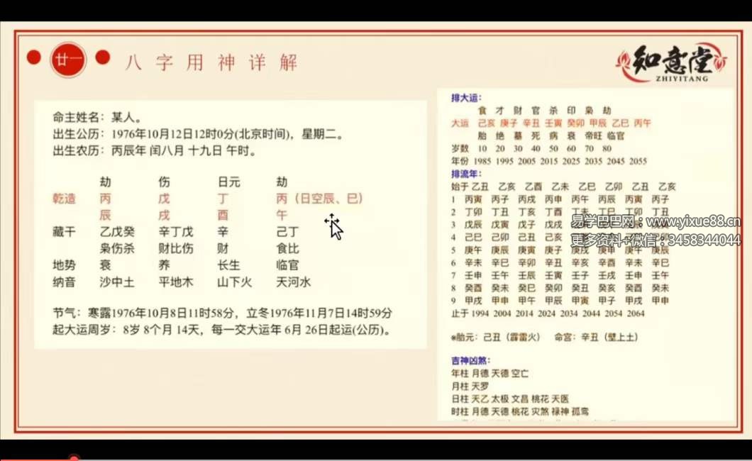 图片[4]-朕本布衣易学核心课程《八字命理》22集-真传国学