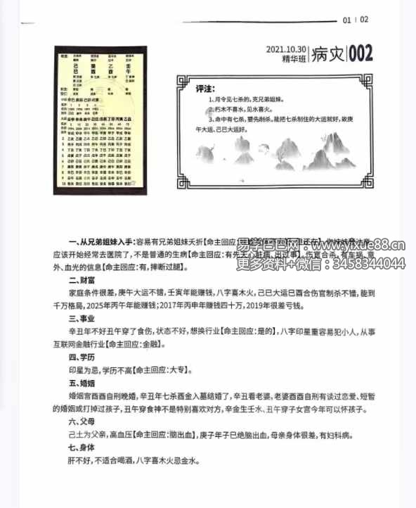 图片[3]-夏光明 真传八字100大经典案例集（第3集）111页-真传国学