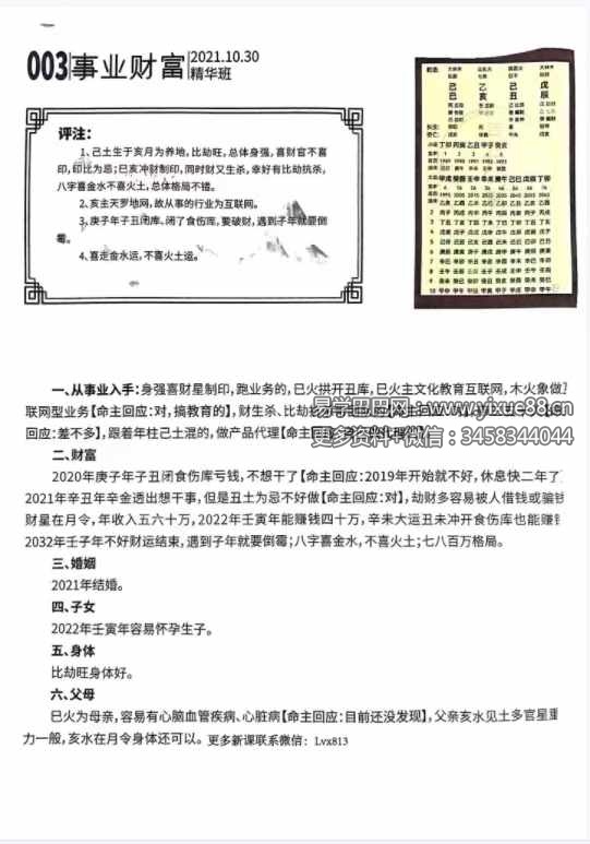 图片[4]-夏光明 真传八字100大经典案例集（第3集）111页-真传国学
