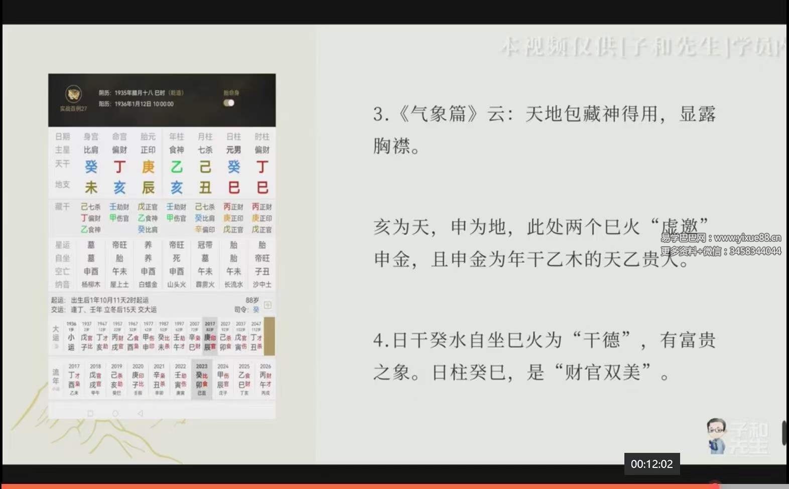 图片[2]-子和先生 八字案例100讲-真传国学