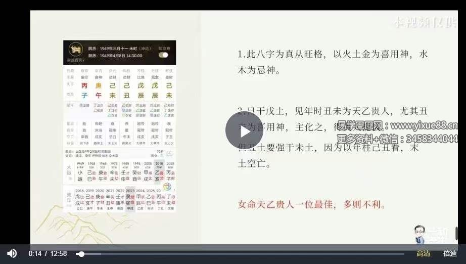图片[3]-子和先生 八字案例100讲-真传国学