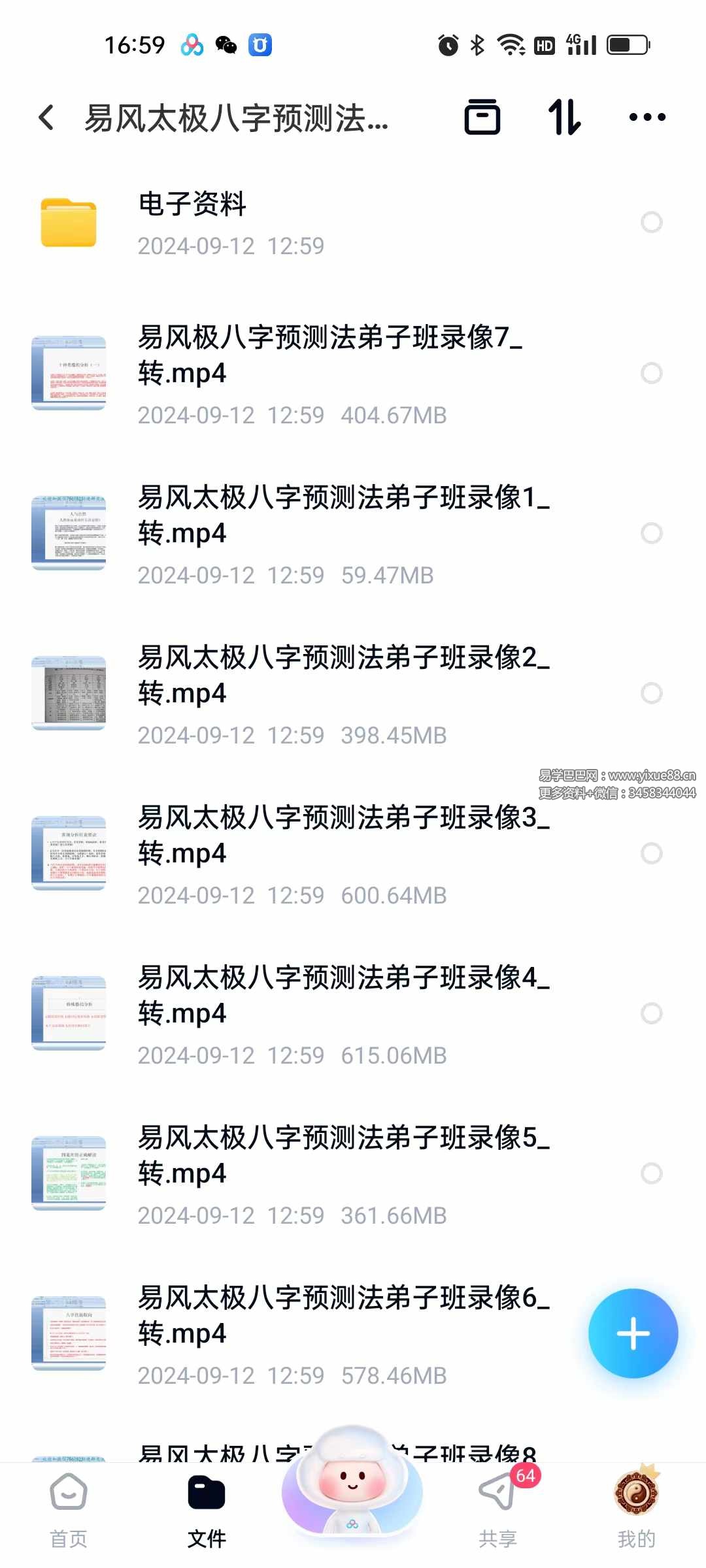 易风太极八字预测法弟子班SP课程10集+文档-真传国学