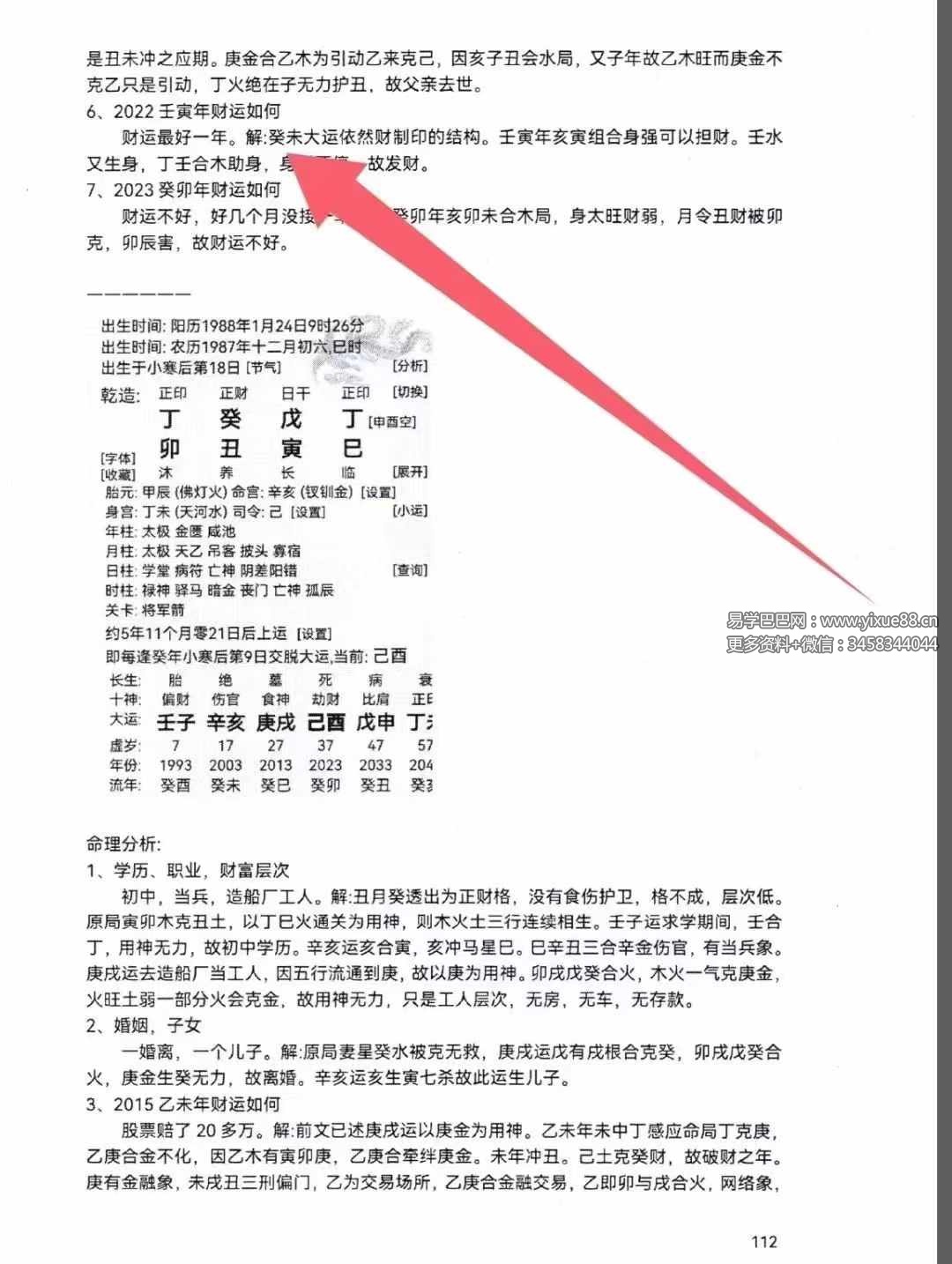 图片[8]-356命理王《命理案例大透解》222页-真传国学