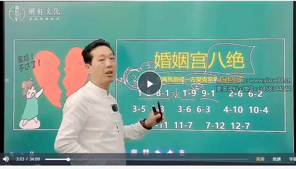 图片[4]-阐轩文化 张仪易学班之八字命理学7集-真传国学