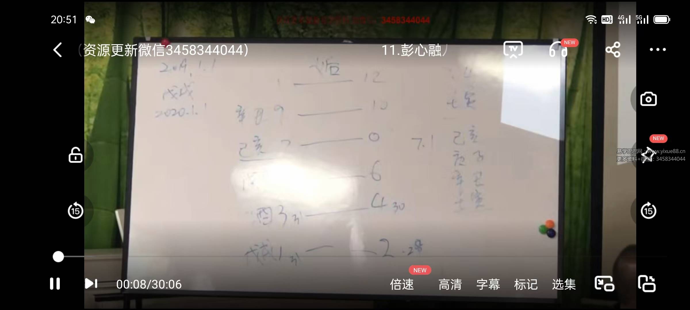 图片[2]-彭心融八字命理中级44集-真传国学