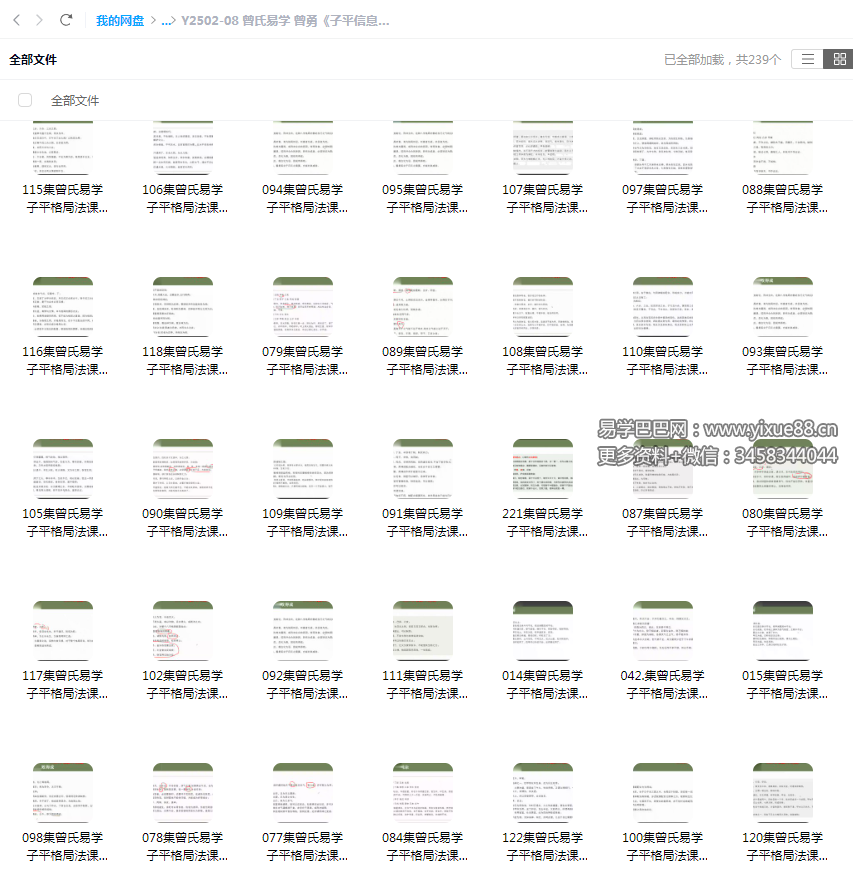 曾氏易学 曾勇《子平信息学格局法》239集-真传国学