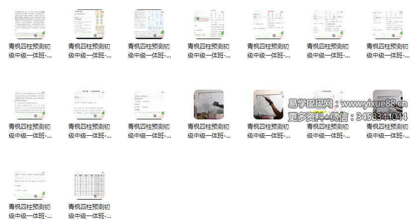 图片[2]-军师府青枫《四柱预测初级中级一体班》29集视频-真传国学