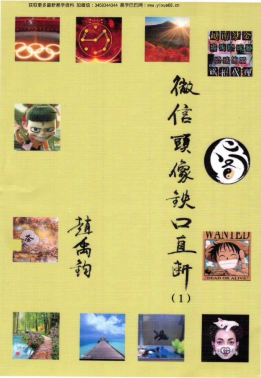 赵禹钧微信头像铁口直断117页-真传国学