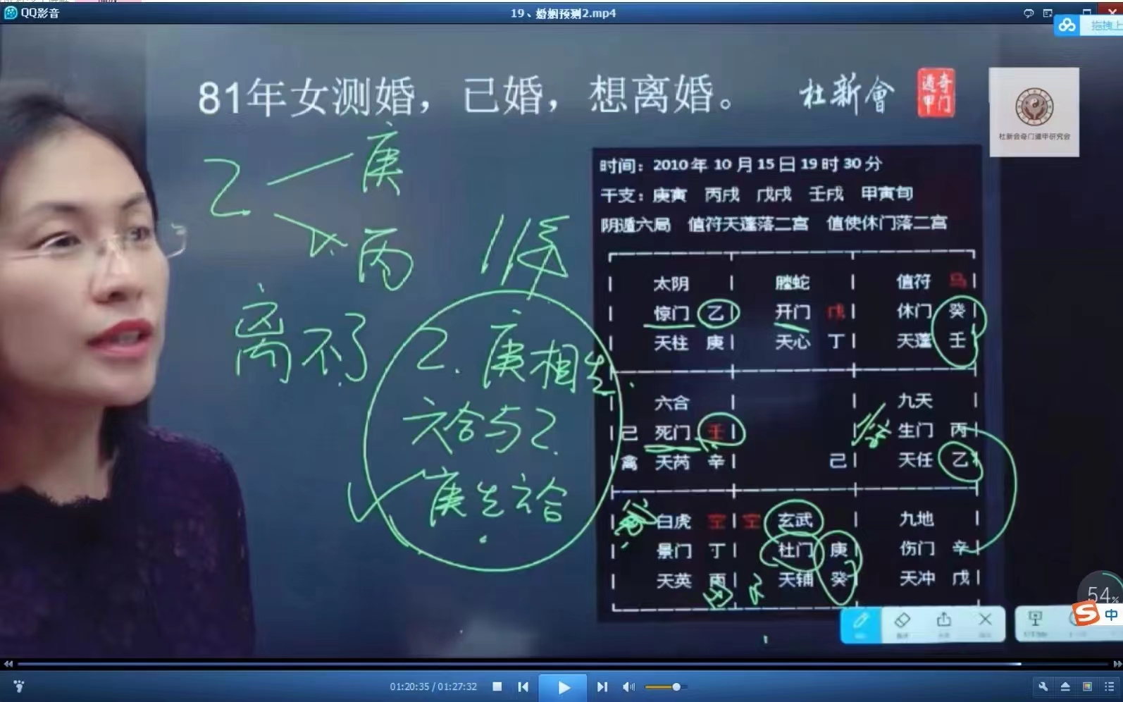 图片[9]-杜少宁讲解 杜新会奇门遁甲 初级班19集珍藏版视频 百度网盘下载！-真传国学