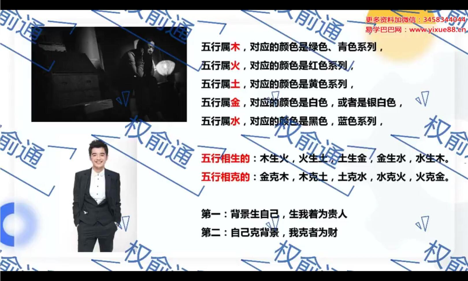 图片[3]-权俞通微信头像断吉凶初级班 4集-真传国学