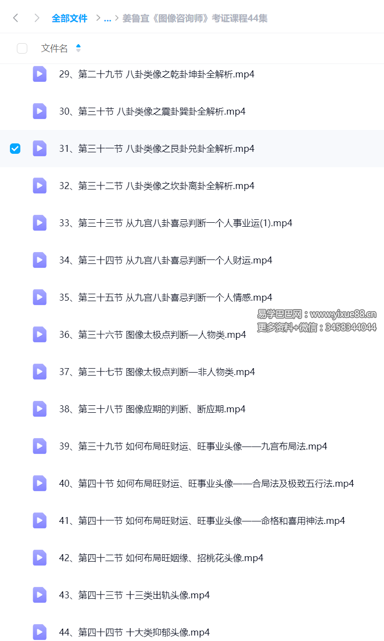 图片[8]-姜鲁宜《微信头像职业预测师4套》109集-真传国学