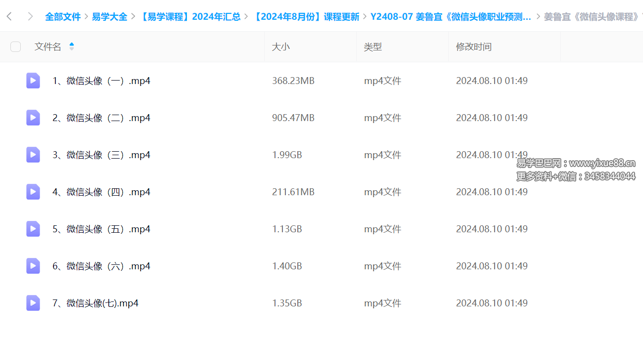 图片[9]-姜鲁宜《微信头像职业预测师4套》109集-真传国学