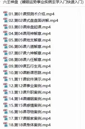 图片[3]-乾五居士 六壬神盘 入门+高级44集-真传国学