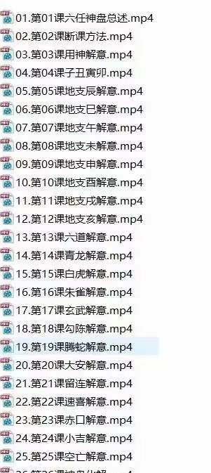 图片[4]-乾五居士 六壬神盘 入门+高级44集-真传国学
