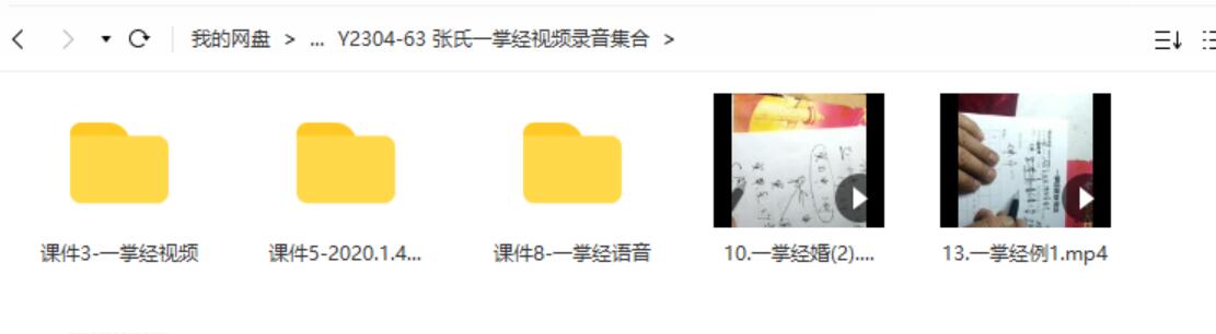 张氏一掌经视频录音集合 夸克网盘-真传国学