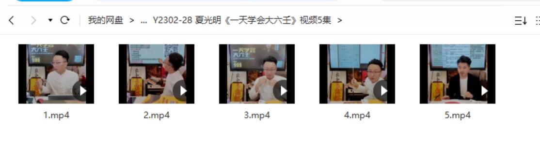 夏光明《一天学会大六壬》视频5集-真传国学