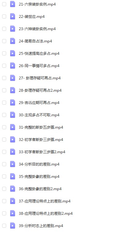 图片[2]-朱辰彬古筮六爻真传视频84集-真传国学