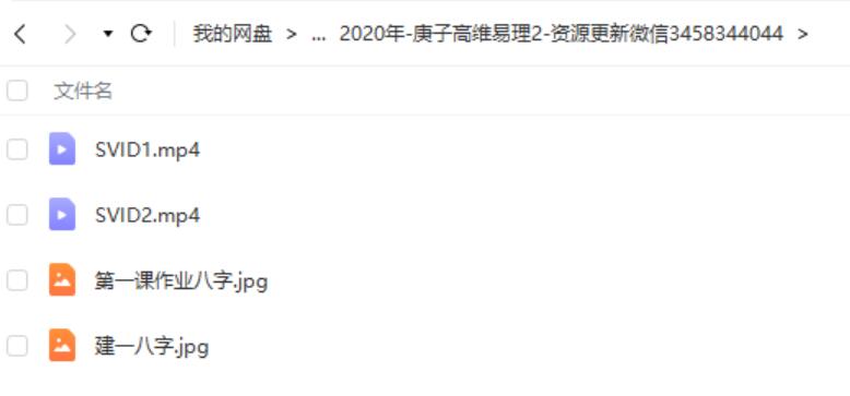 图片[2]-2020年 杨清娟 庚子高维易理班六天视频 夸克网盘下载-真传国学