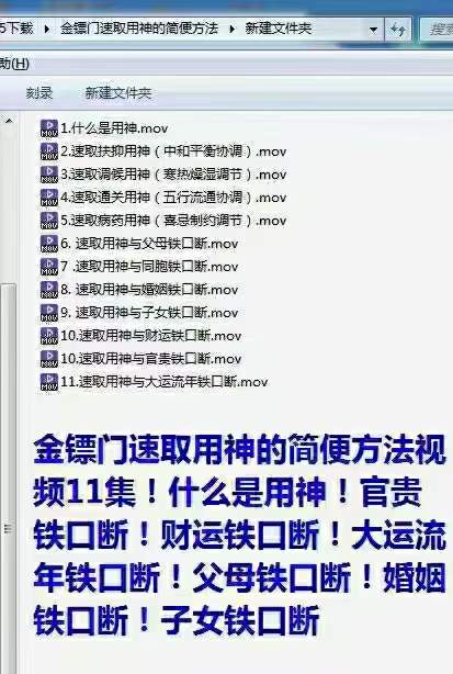图片[3]-金镖门 易尘 速取用神的简便方法11集-真传国学