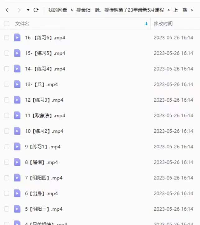 郝金阳一脉 郝传明弟子23年最新5月课程-真传国学