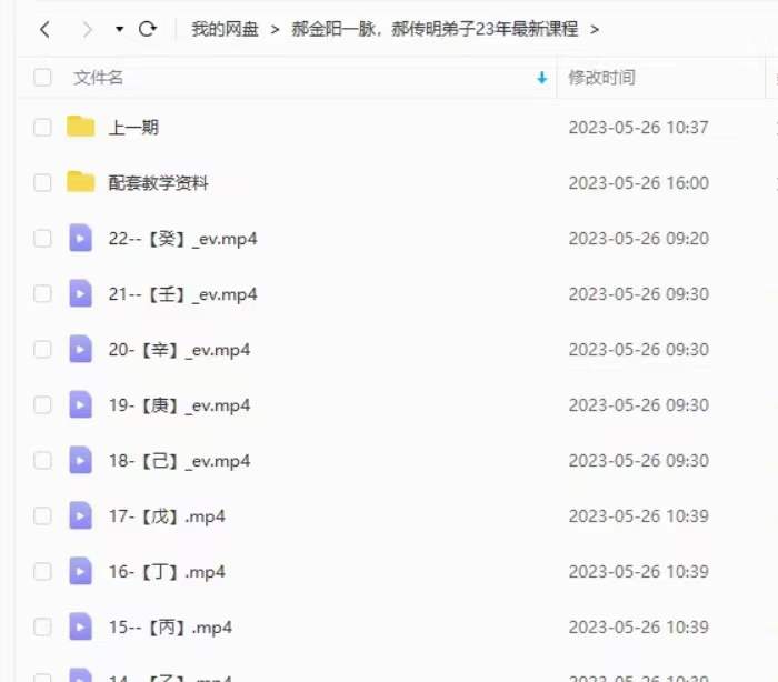图片[5]-郝金阳一脉 郝传明弟子23年最新5月课程-真传国学