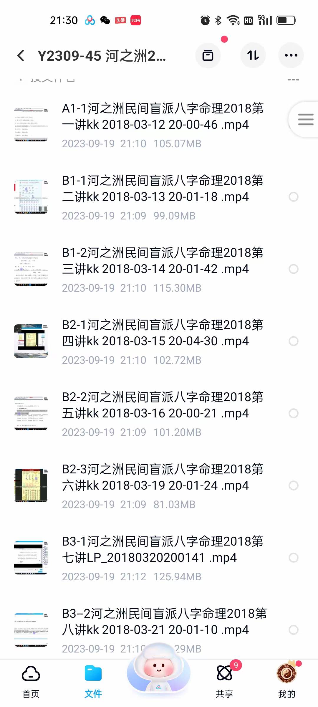 河之洲2018民间盲派八字命理学员班视频47集-真传国学