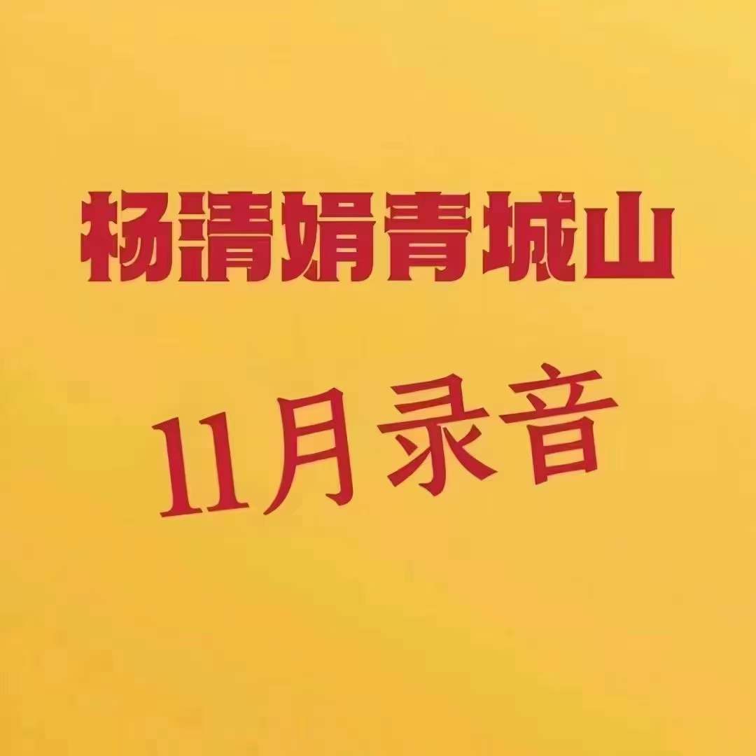 图片[2]-杨清娟2022年11月青城山（录音）15集 12个小时-真传国学