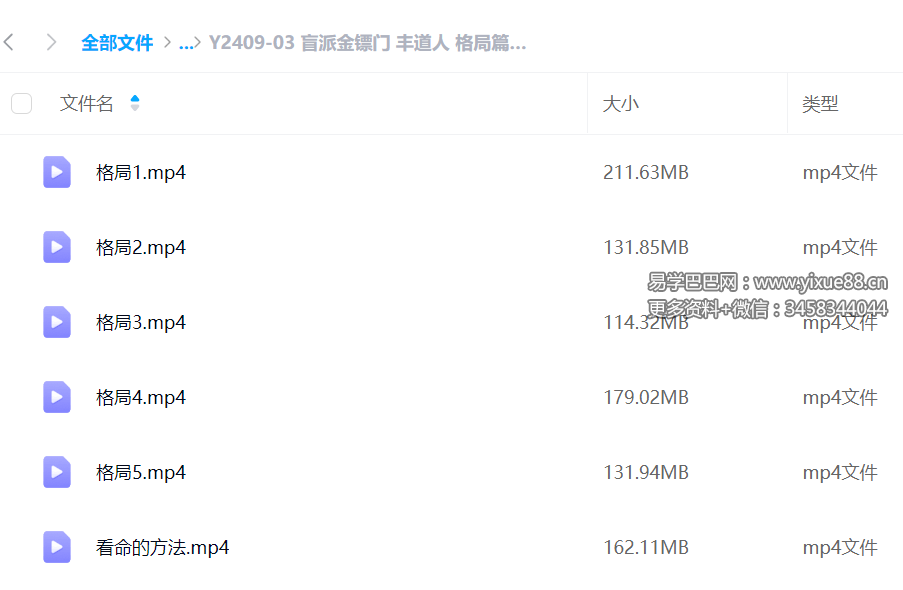 盲派金镖门 丰道人 格局篇6集-真传国学