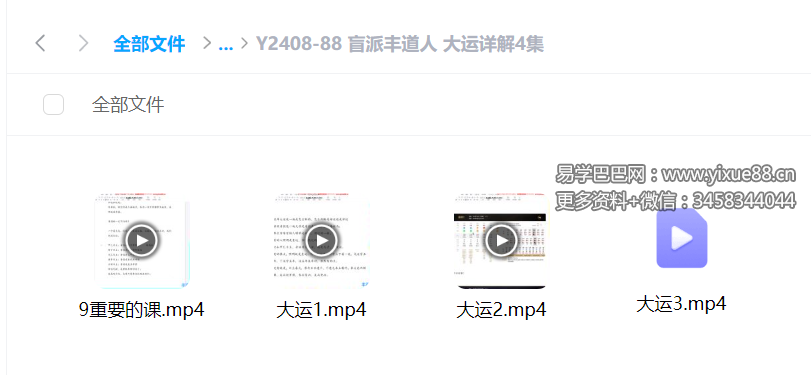 图片[2]-盲派丰道人 大运详解4集-真传国学