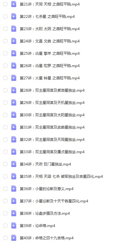 图片[2]-郭子谊-紫微斗数零基础到实战应用48集视频 百度云下载！-真传国学