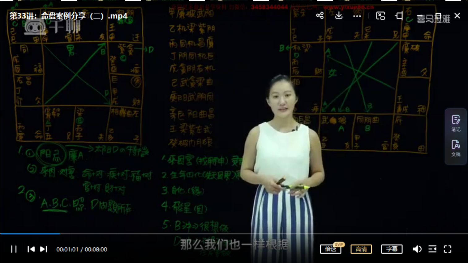 图片[4]-洁曦飞星派紫薇斗数初阶+进阶课程视频51集+录音 百度云-真传国学