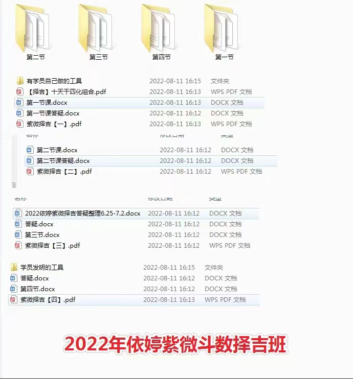 图片[5]-2022年 依婷紫薇斗数 专题班（财运 取象 事业 流年 择吉）五部资料pdf 百度云下载-真传国学