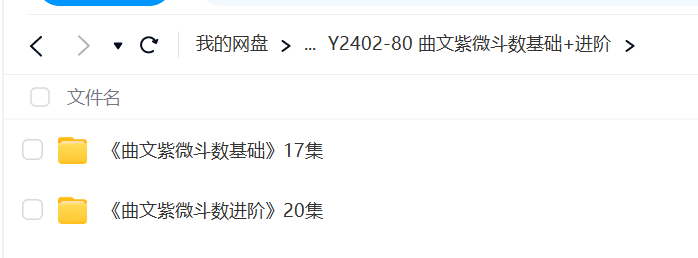 曲文紫微斗数基础+进阶-真传国学