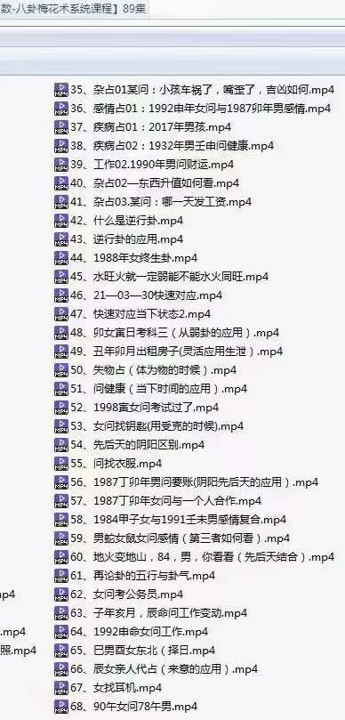 图片[2]-戴荣君【梅花易数-八卦梅花术系统课程】89集-真传国学