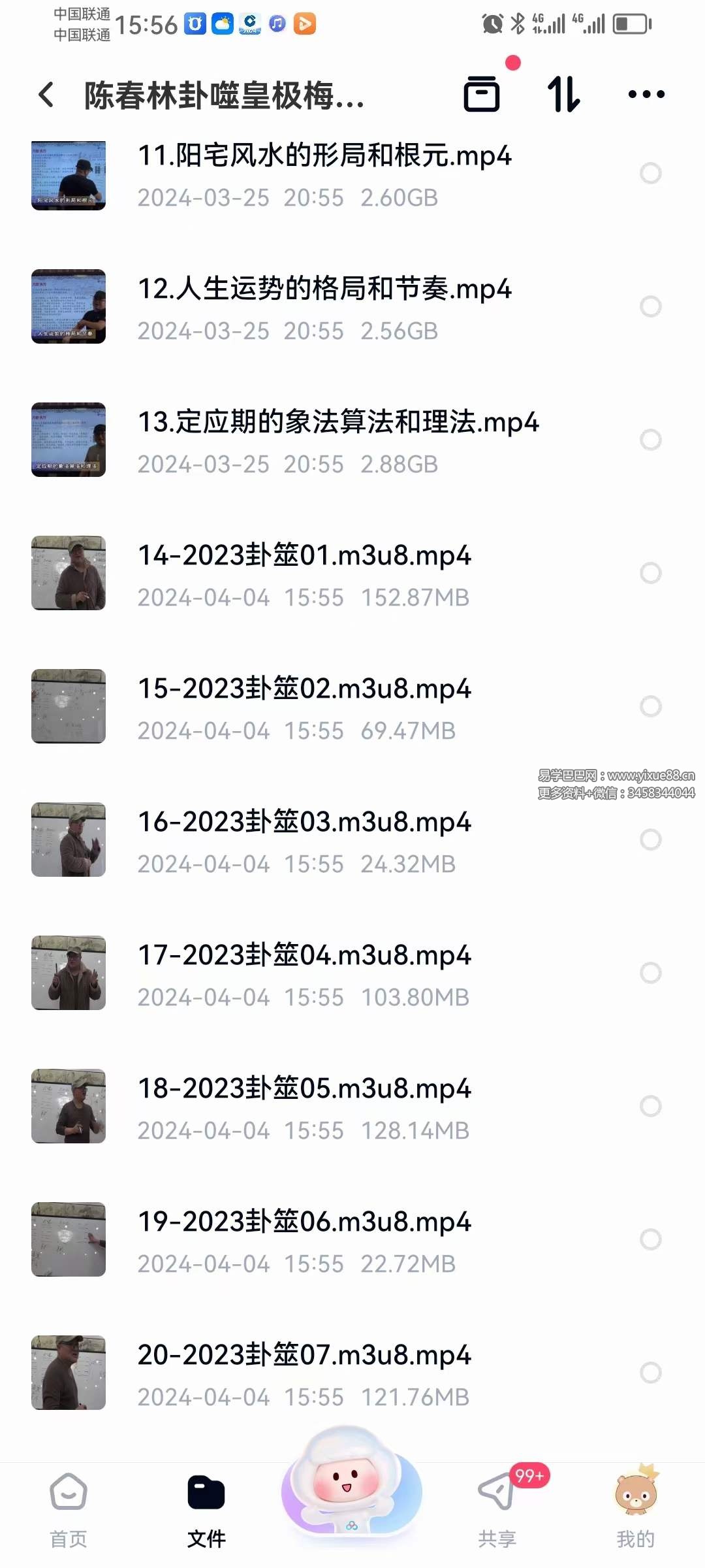 图片[3]-陈春林 卦筮 皇极梅花精品课程30集-真传国学