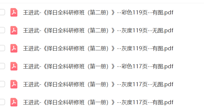 王进武《择日全科研修班》资料（第一册）（第二册）2本-真传国学