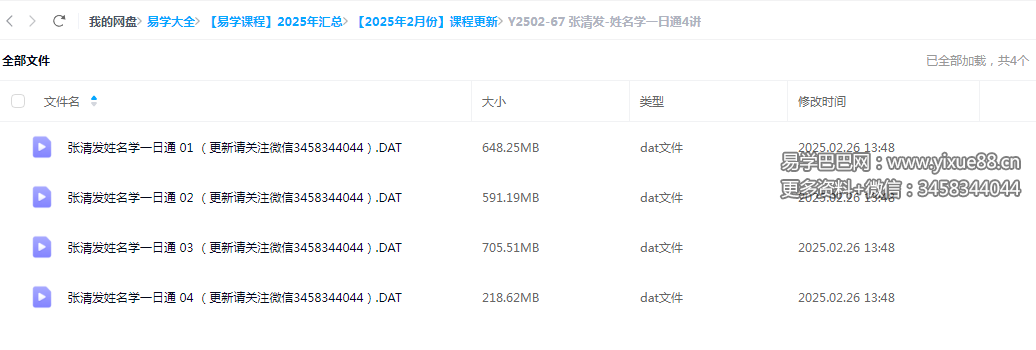 张清发-姓名学一日通4讲-真传国学