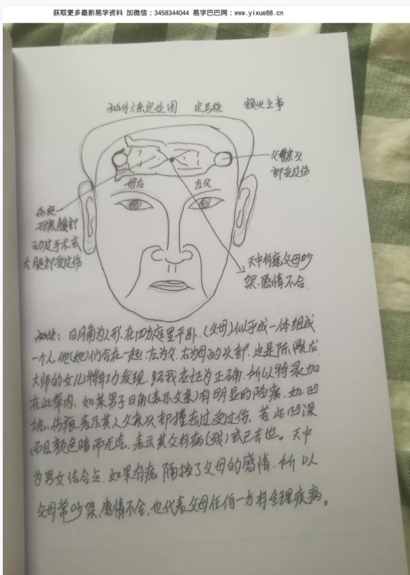 图片[3]-《定马桩民间相师看相绝技秘法》pdf 144页，手抄本,拍照电子版。-真传国学